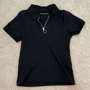 Abercrombie & Fitch Zip Up Tee